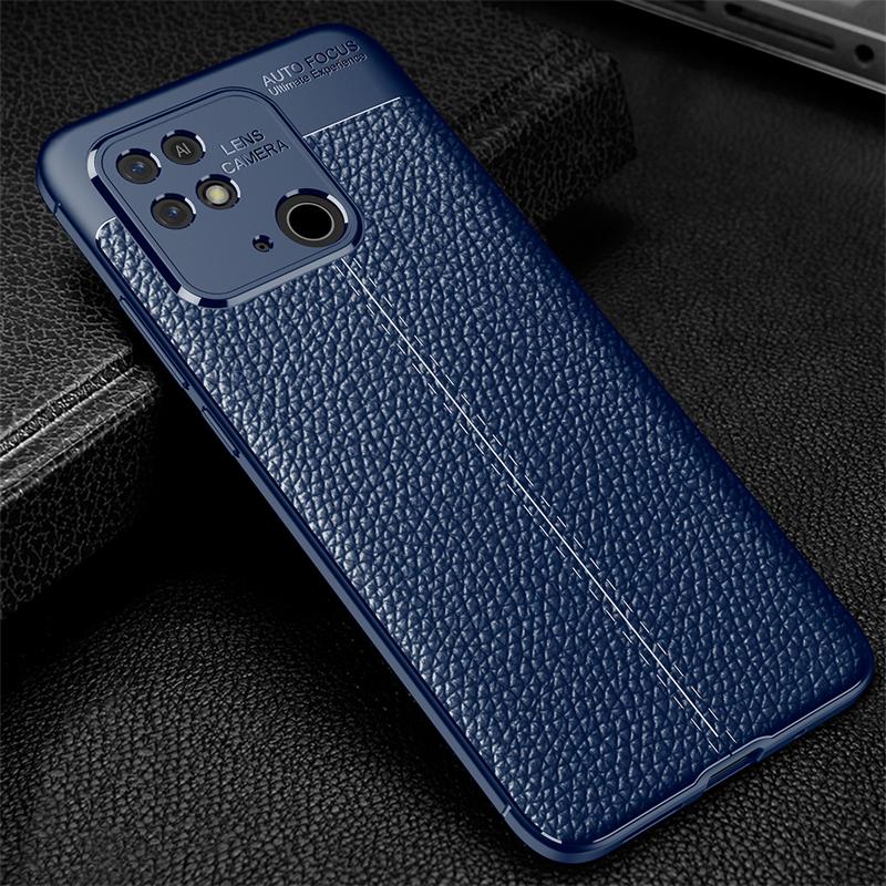 For Xiaomi Redmi 10C Case Cover Redmi 10C 10A 10 5G 9 9A 9C 12C Cover Silicone Luxury Leather Rubber Case For Redmi 10C Case