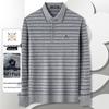 MONTAGUT Men's Striped Casual Pullover Knit Sweater