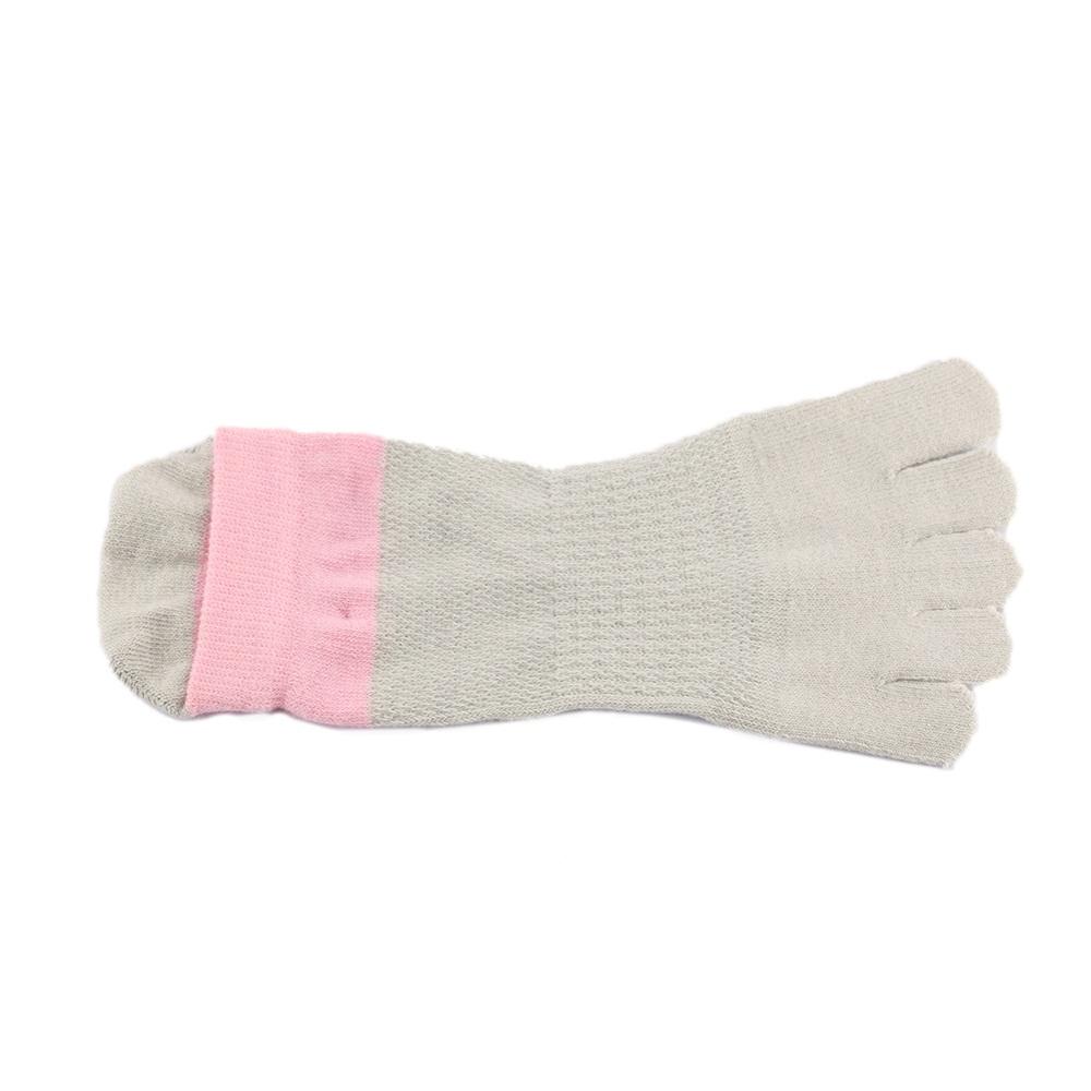 Sports Fashion Womens Autumn 8 Colors Five Finger Socks Cotton  Ankle  Toe Socks
