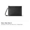 Louis Vuitton Pochette To Go Cow Leather Clutch Regular Men's Black M81570