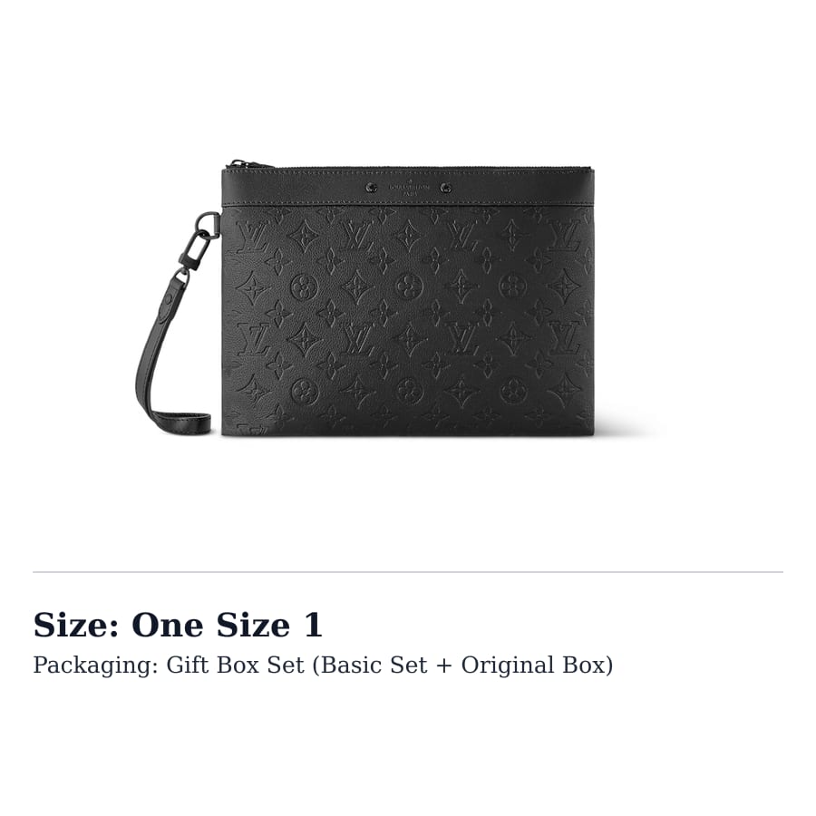 LOUIS VUITTON Pochette To Go Cow