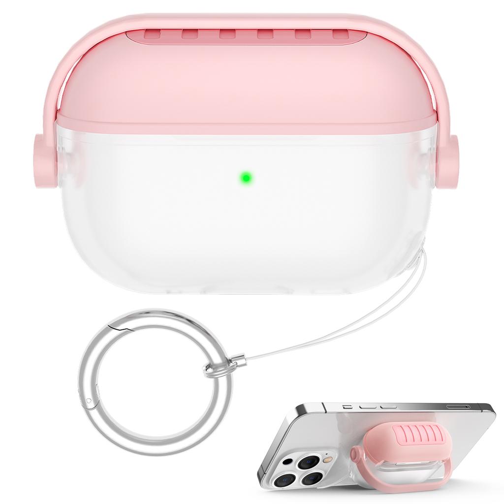 AHASTYLE WG174 For AirPods Pro 3 Silicone Earphone Case Transparent Separable Protective Cover
