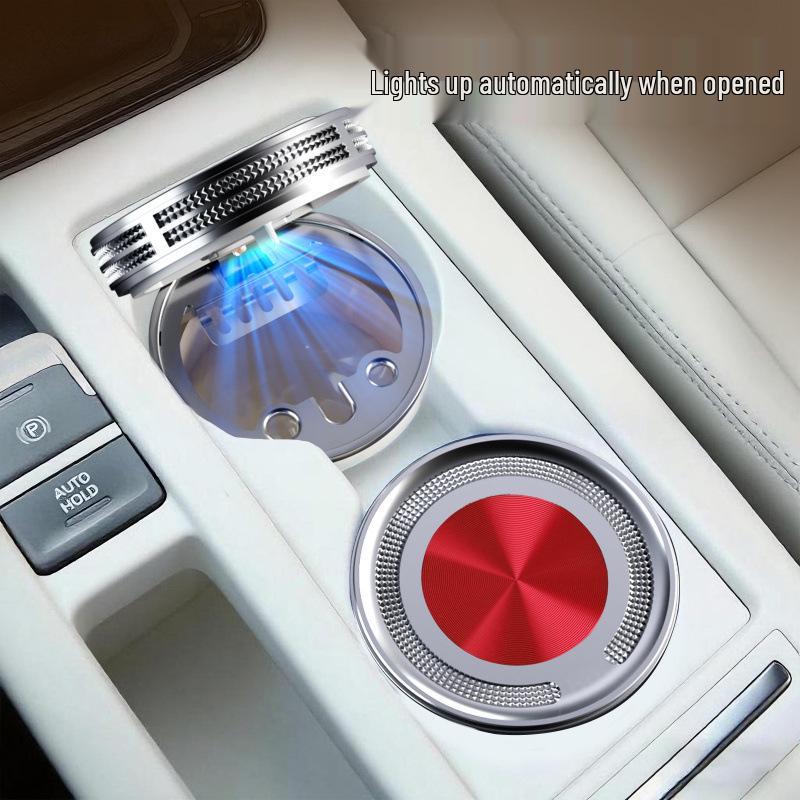 LED Car Ashtray for Subaru XV, Forester, Leone, Outback, WRX, Levorg, and BRZ