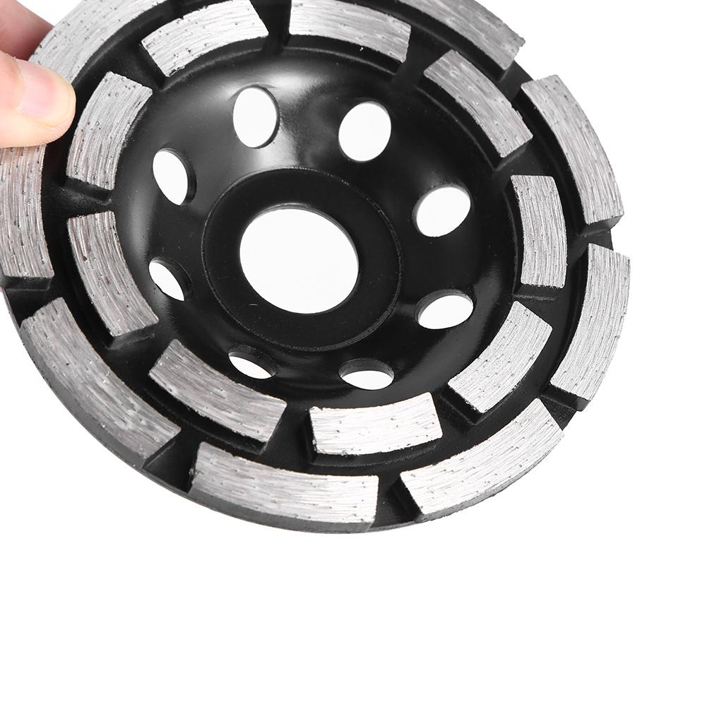 Diamond Segment Grinding Cup Wheel Disc Double Row Stone Brick Tile Grinder