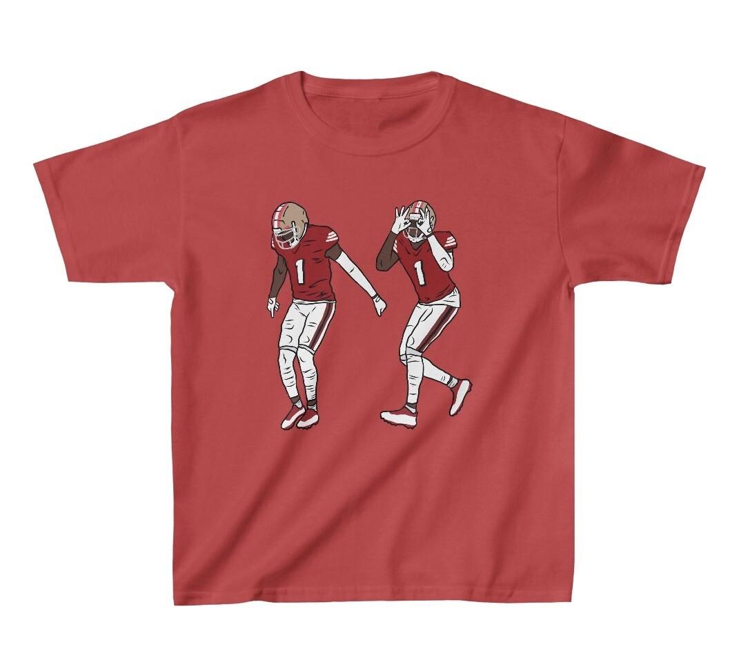Youth T-shirt Deebo Samuel Griddy Dance Tee Kids Sizes S
