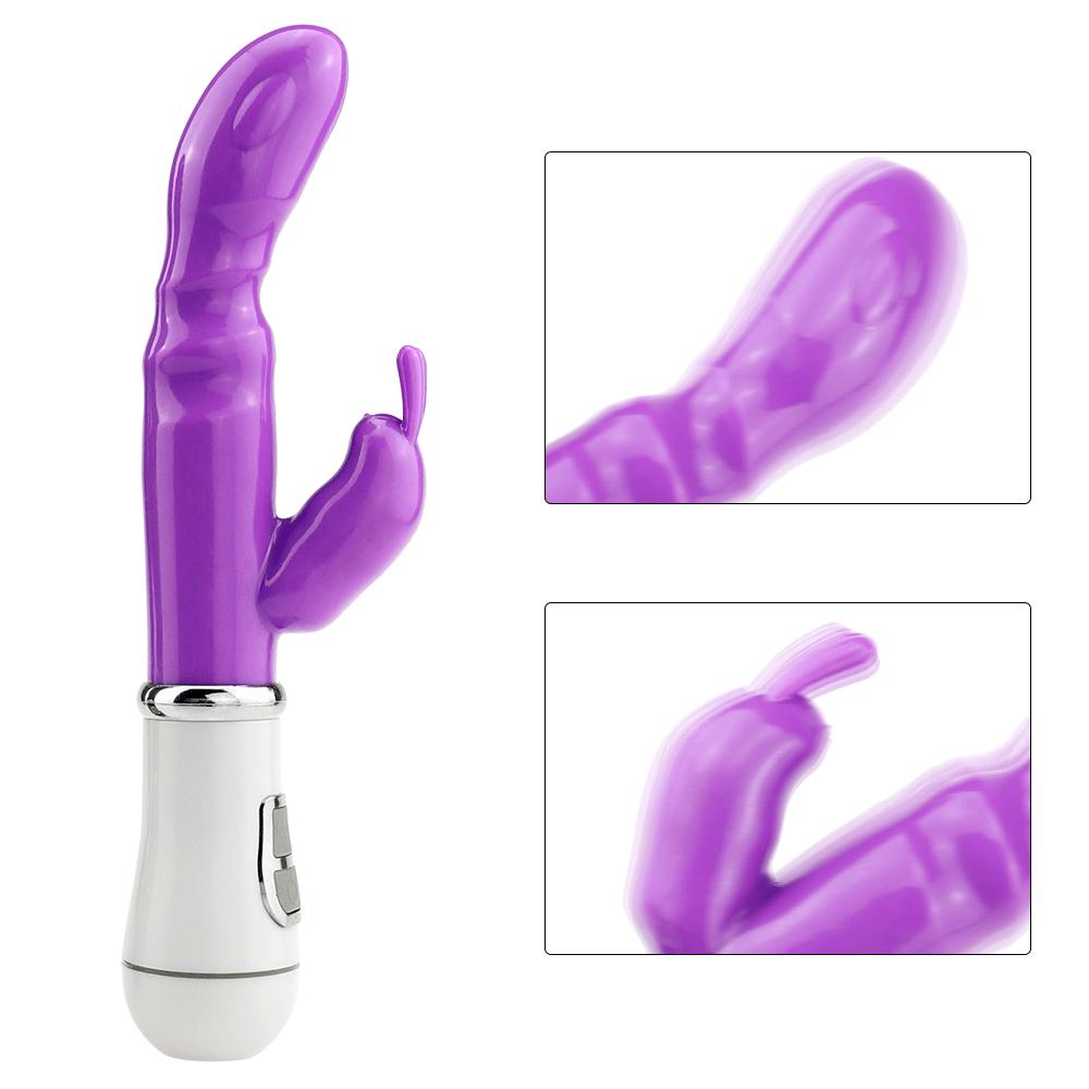 Dual Vibration Rabbit Dildo Vibrator Sex Toys for Women Silicone  Vagina Clitoris Massager G Spot Stimulator Female Masturbator