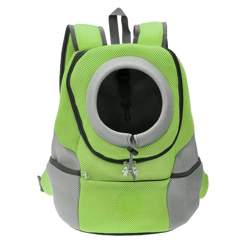 Geantă portabilă de exterior pentru animale de companie cu umăr dublu pentru câini, de călătorie, respirabilă, geantă pentru câini, geantă de transport pentru câini de exterior, accesorii pentru transportul animalelor de companie