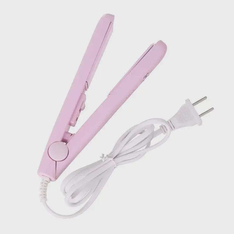 Mini 2-in-1 Home Hair Styler: Curling & Straightening Comb