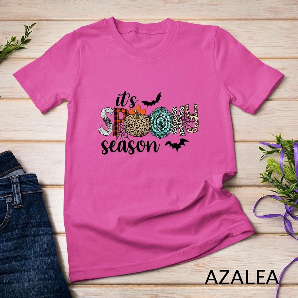 It s Spooky Season Funny Leopard Halloween T-Shirt Unisex T-shirt 6 XL