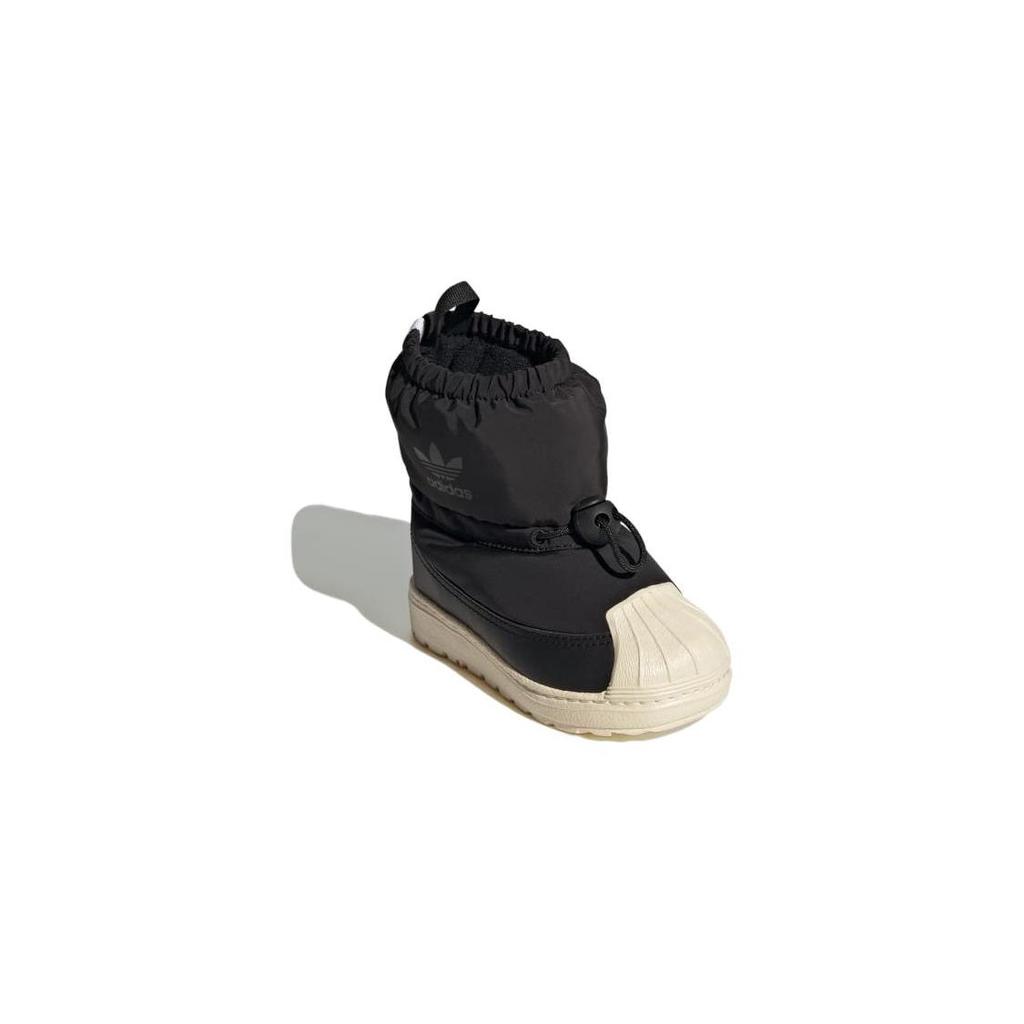 Adidas Shock Absorbing Durable High-Top Walking Shoes Baby Shoes Black ID9465