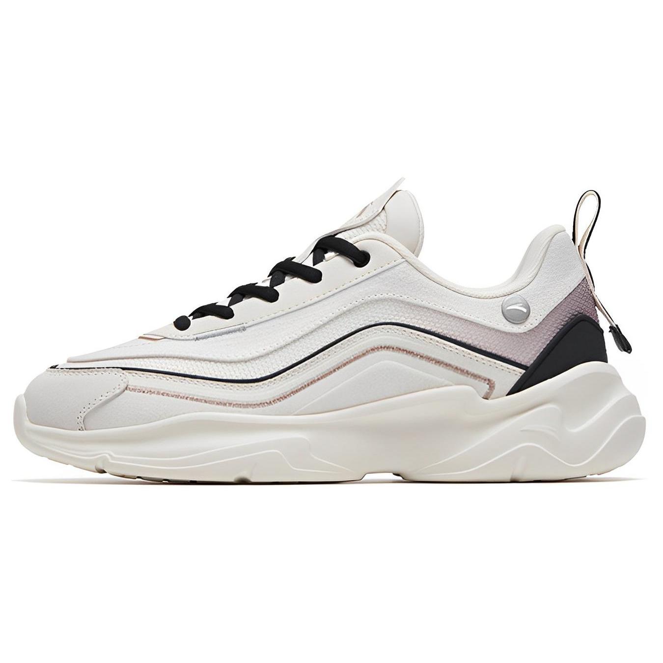 

New Anta White Thistle Slip Resistant, Abrasion Resistant, Breathable Low Top Sports Casual Shoes Women s Gray Brown Black 922318830-2 35.5