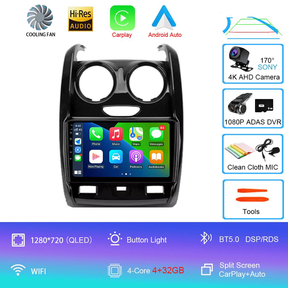 Android 14 Car Radio For Renault Duster 2015 - 2021 For LADA Largus 2021 Multimedia Video Player Navigation Stereo GPS
