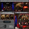 DIY Boghjørne Sæt Vampire Dracula Træ Boghandel Dukkehus med Lys Bogreol Indsats 3D Puslespil Dekoration til Gave