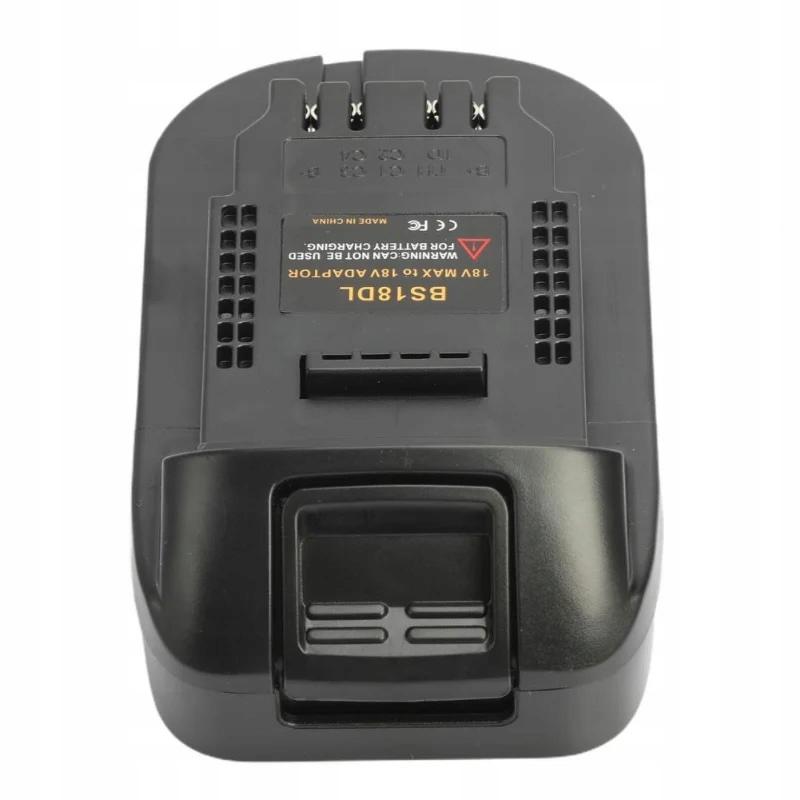 Rosfix Akku-Adapter Bosch 18V auf Dewalt 18V – Kompatibilität mit Dewalt 18V Werkzeugen | Robuste Konstruktion | Einfache Montage