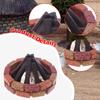 Miniature Campfire Ornament,LED Model Realistic,Simulation for Photo Props Micro Landscape