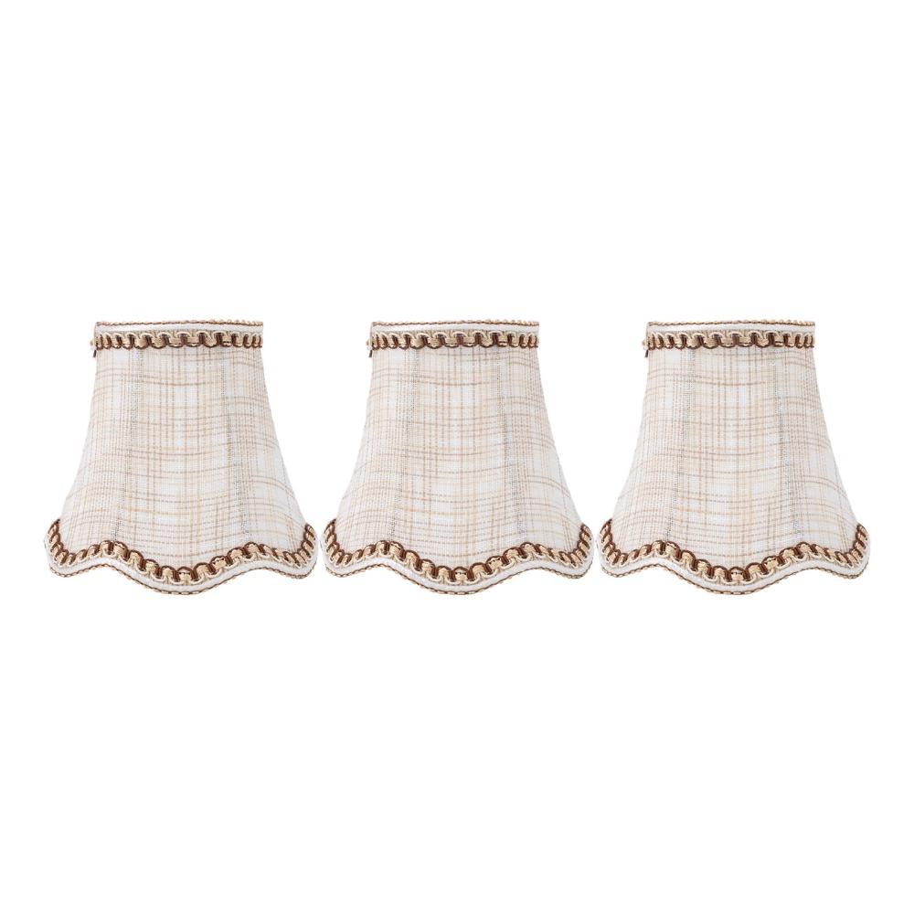 3PCS Clip On Design Lampshade 4.7 inch Height Chandelier Lamp Shades Small Lamp Shades  Floor Lamp