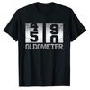 Oldometer 4950 TShirt 50th Birthday Gift Shirt Unisex Women Tee Tops 50 Years Old Clothes Gifts for Mom Dad Best Seller Novelty