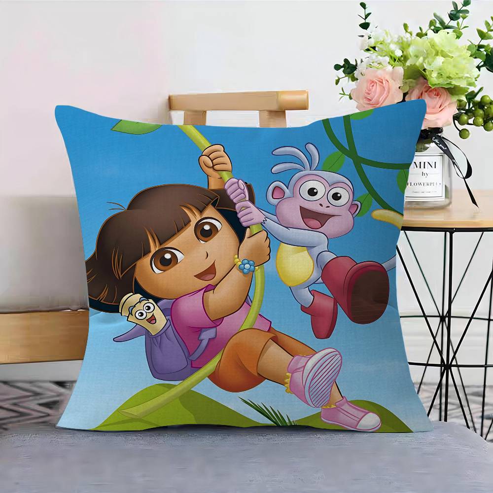 Tv D-Dora The Animation Explorer Pillowcases Home Bedding Decorative Pillow Cover Wedding Super Soft Pillow Case