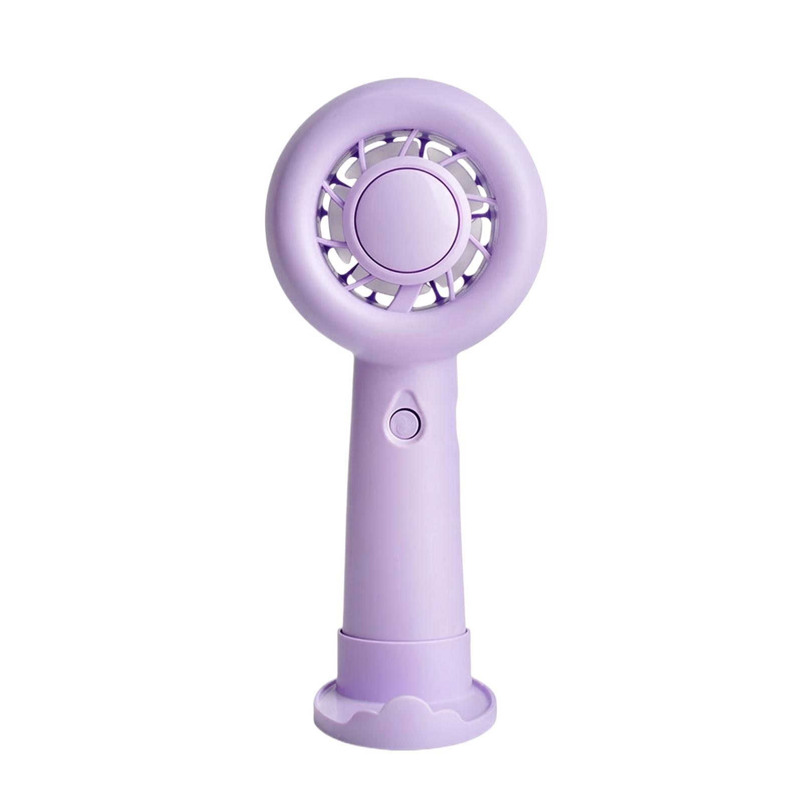 

Portable Handheld Fan Rechargeable Mini Fan with Adjustable Speed Settings USB Charging Compact Design for Indoor Outdoor Use ONE SIZE
