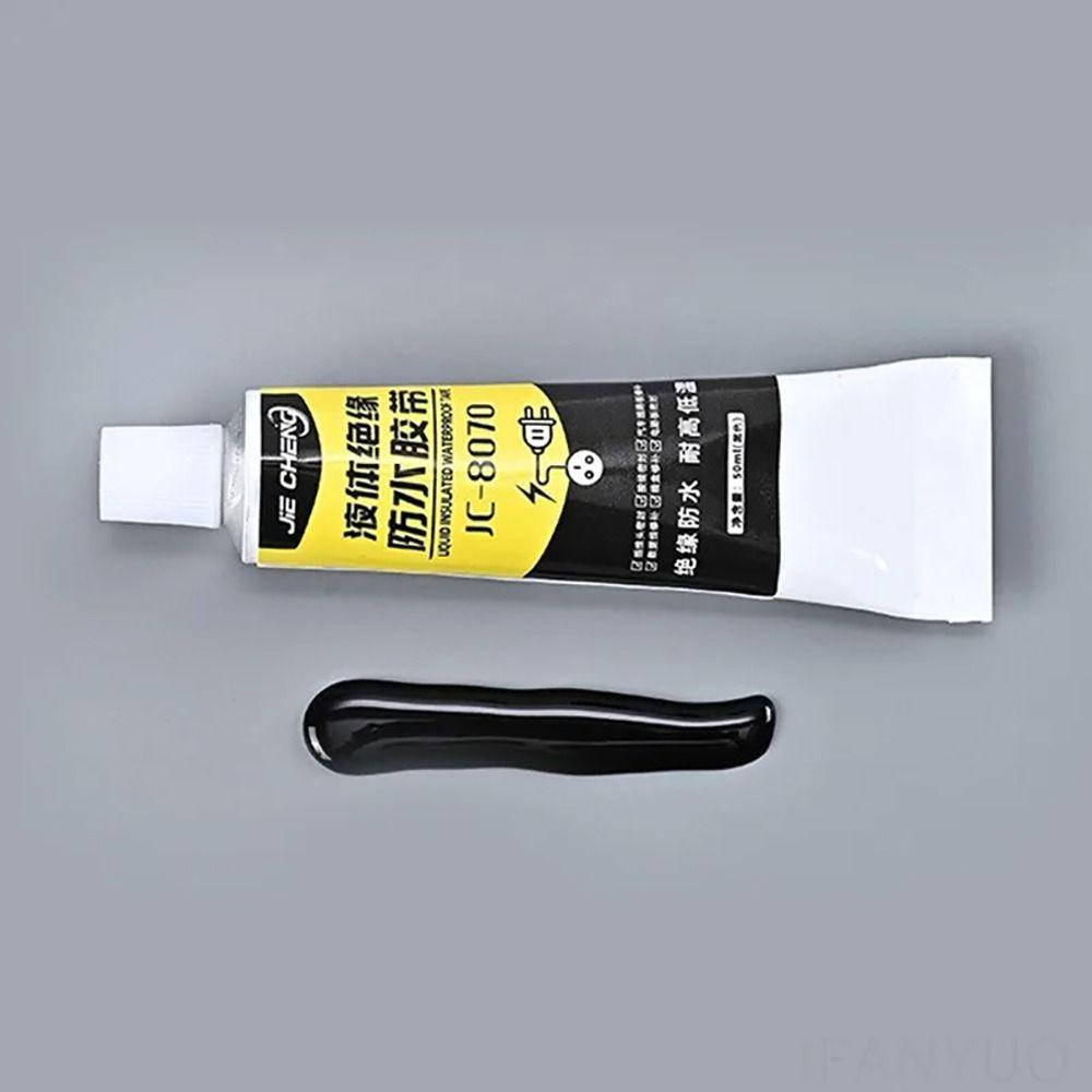 1Pcs Sealant Electrical Tape Waterproof High-Temperature Resistant Liquid Insulating Tape 50ml Wire Cable Repair Glue