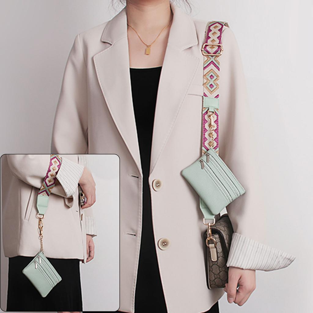 Adjustable Phone Strap Multifunctional Phone Strap Clip and Go Strap Phone Strap with Zippered Pouch Easy to Use
