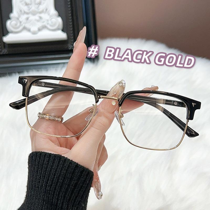 Classic Neutral Flat Light Glasses with Retro Style Leading Fashion Unique Trendy Styles Showcasing Personality and Taste