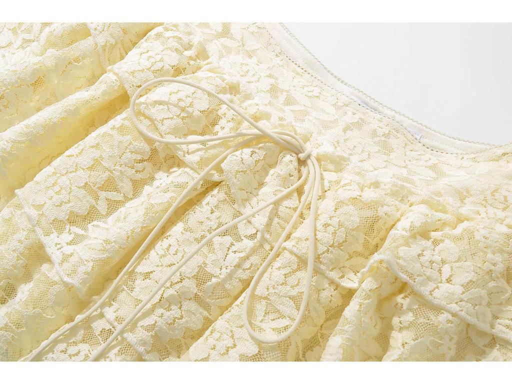 2024 Winter Women's European & American Style Fashion Lace-up Versatile Skirt Pants