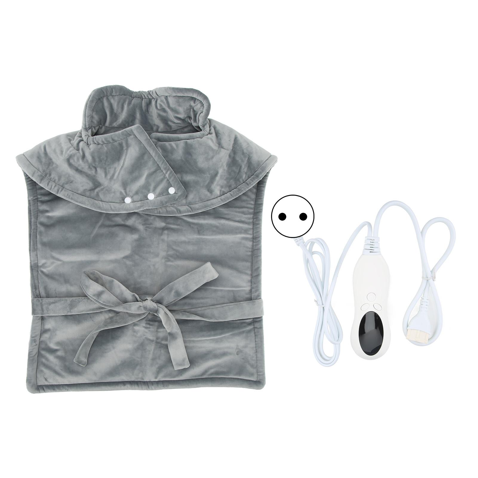 Electric Heating Shawl Blanket Pad 10 Levels Shoulder Back Pain Relieve for Home Winter EU PLUG