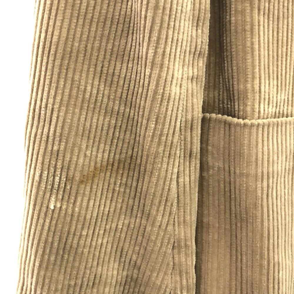 YVES SAINT LAURENT 90s Corduroy tailored jacket S beige Old Women Used