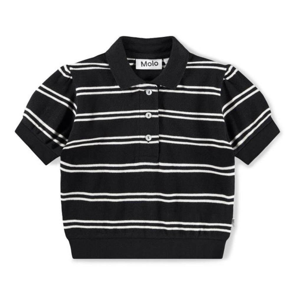

Molo [26ss] 9 14 Years Rakki STripe Polo T shirT akis9Ts054 (140/9 to 10 years old)
