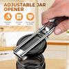 Adjustable Multifunctional Stainless Steel Can Opener, Master Jar And Bottle Opener, Kitchen Gadgets Tight Grip Lid Opener, Kitchen Essential