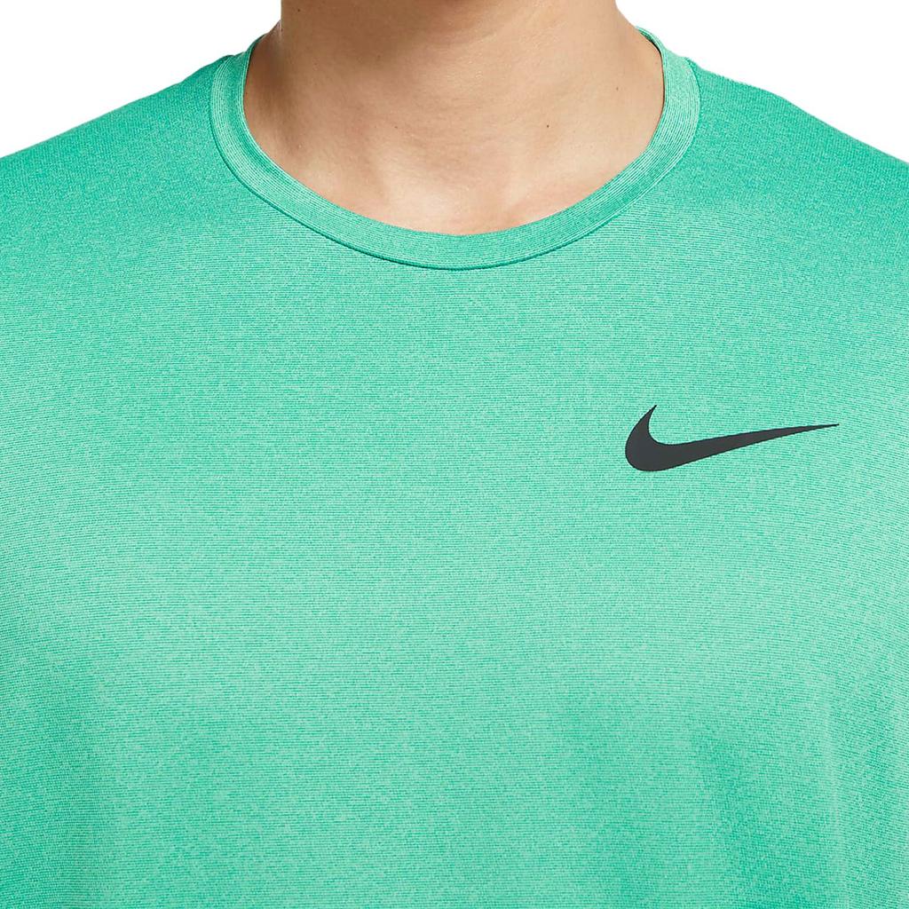 Nike T Shirts Men's Lake Green Crew Neck Moderate CZ1182-370