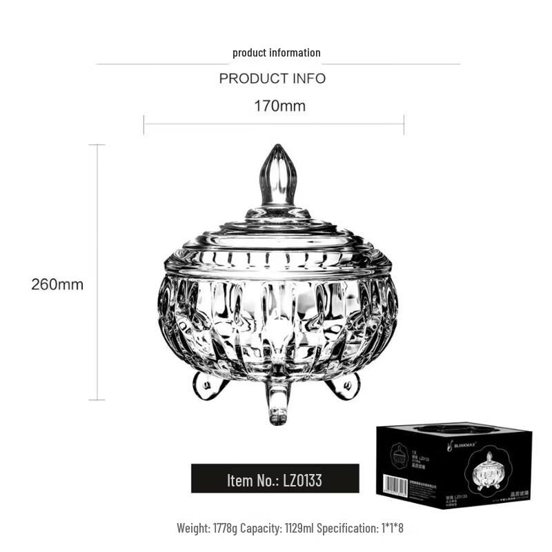 ZISIZ Multi-functional Candy Jar and Fruit Plate