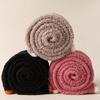 Women's Winter Warm Knee-high Solid Color Socks Thickened Coral Velvet Home Long Socks