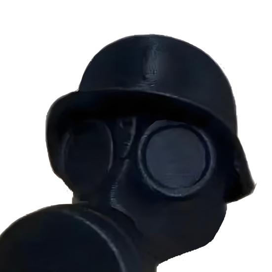 Kreativní otvírák na lahve, voják, pozdrav, pivní lahev, helma, zábavný párty uzávěr lahve se salutující pózou, voják, dárek pro nadšence do piva.