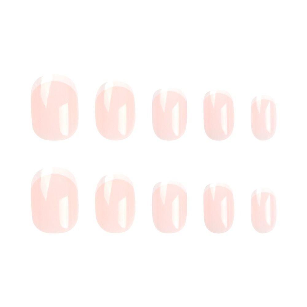 French False Nails Round Nail Tips Fashion Fake Nails  for DIY
