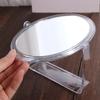 Foldable Desktop Makeup Mirror 360 Degree Rotating Princess Mirror Portable With Stand Square Round Mirror Home