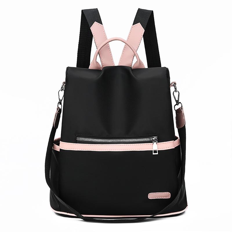 

Women Oxford Anti-Theft Backpack Black Nylon Waterproof School Bags Teenage Girls Quality Handbags Fashion Travel Shoulder Bag