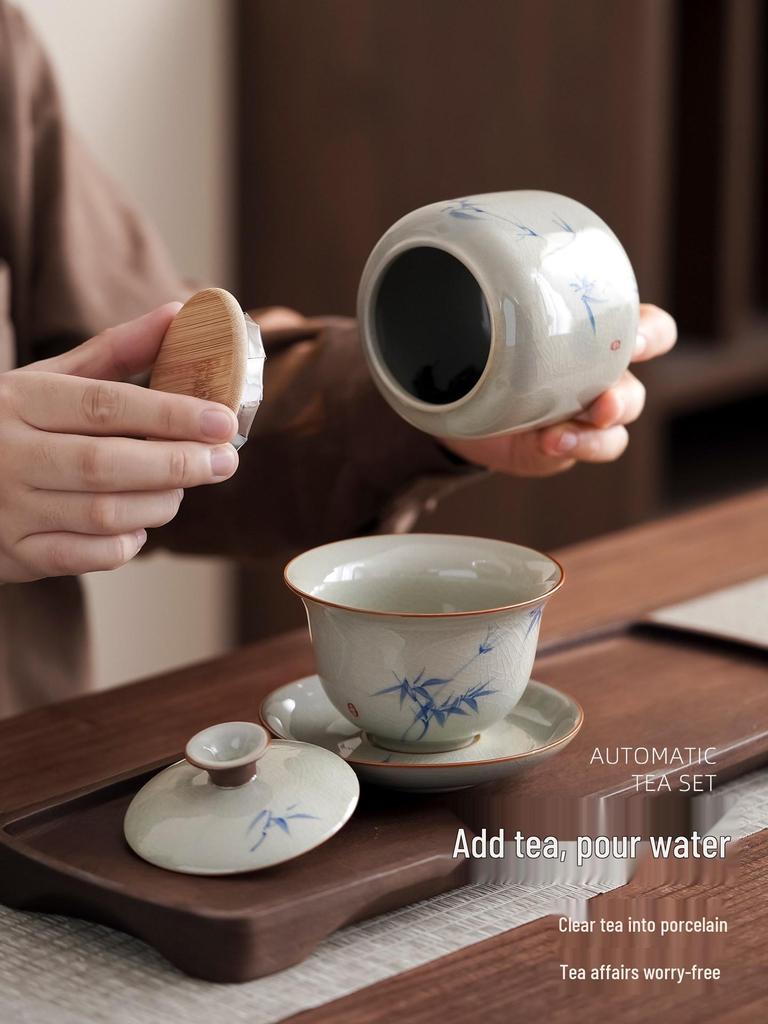 2026 Premium Ceramic Tea Set: Luxury Teapot & Teacups for Home or Office