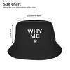 Unisex Bucket Hat Why Me Death Stranding Game Summer Beach wear Foldable Outdoor Fishing FisherUnisex Cap  Boonie  Gifts Idea