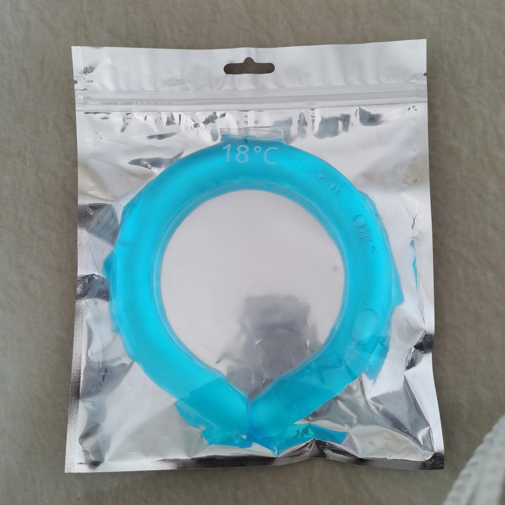 Summer Second-generation Ice Ring, Cold Ring Hanging Neck Cooling Ring, Outdoor Heatstroke Ice Neck Ring, Ice Collar, Cool Collar