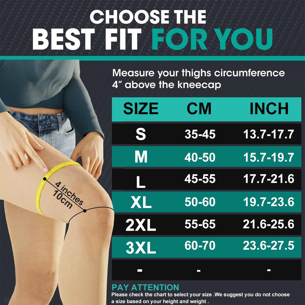 1Pcs Copper Compression Leg Sleeve Long Knee Support For Pain Relief Swelling Arthritis Poor Circulation Sports