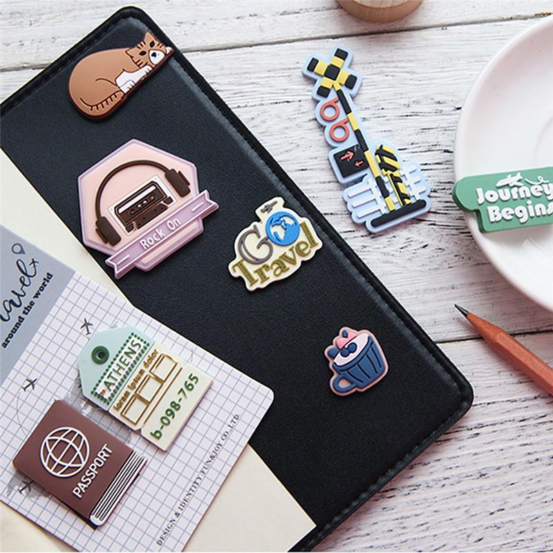 3D Creative Soft Plastic Decorative Painting Refrigerator Stickers Home Decoration