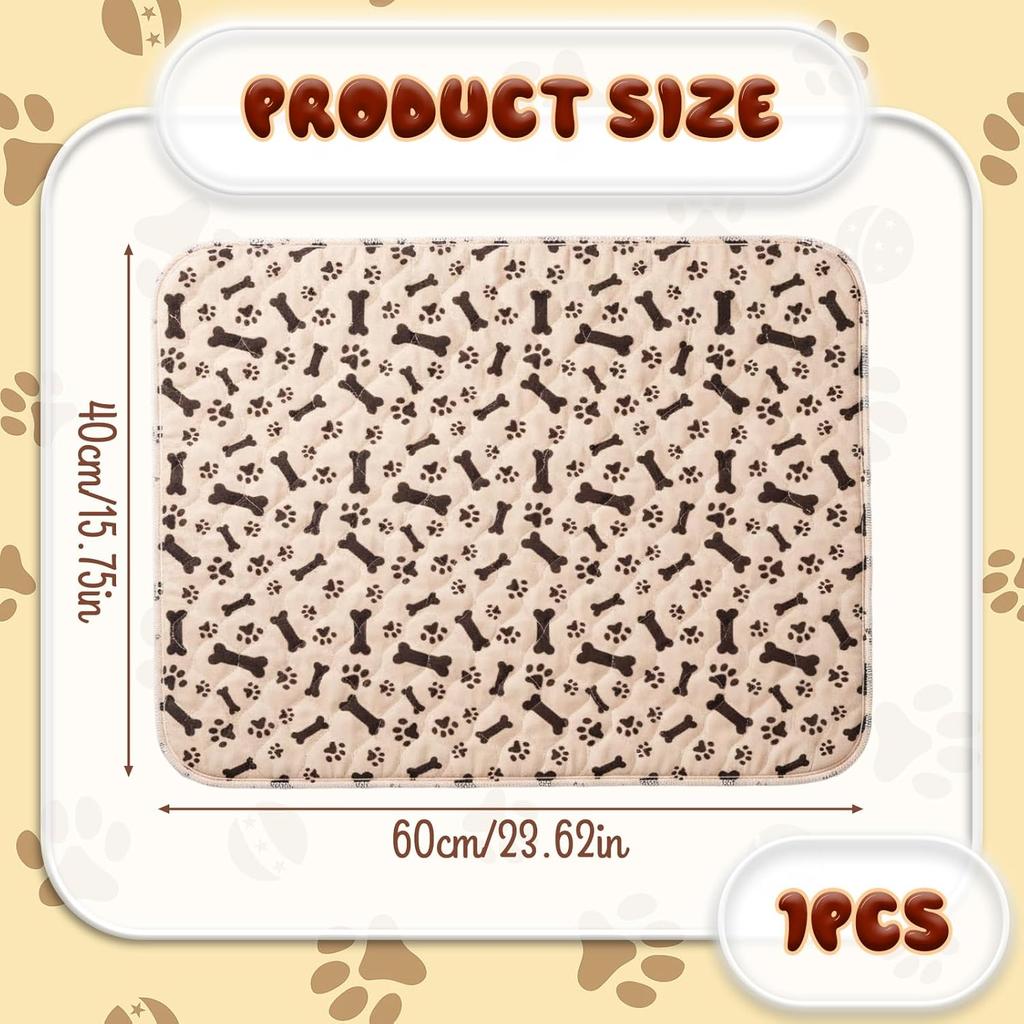 Reusable Dog Pee Pad Blanket Absorbent Diaper Washable Puppy Training Pad Pet Bed Urine Mat for Pet Car Seat Cover Pet Bed