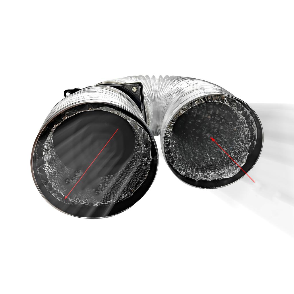 Inline Duct Fan Ventilation Exhaust Fan Filter Duct Speed Regulating Extractor Blower Exhaust Fan For Household Outdoor