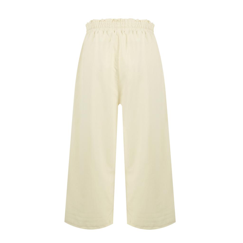 Womens Capris With Pockets Loose Fit Casual  Pants Dressy Lightweight Ladies Baggy Cargo Pants For Hiking