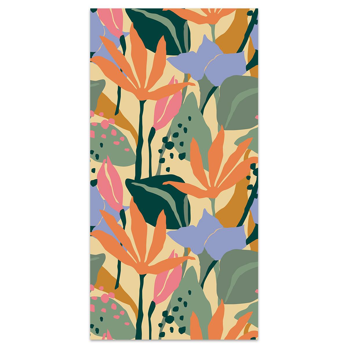 

Двустороннее бархатное микрофибровое пляжное полотенце с принтом, банное полотенце с защитой от солнца, быстросохнущее полотенце с впитыванием воды 80 * 160 [OPP independent bag]