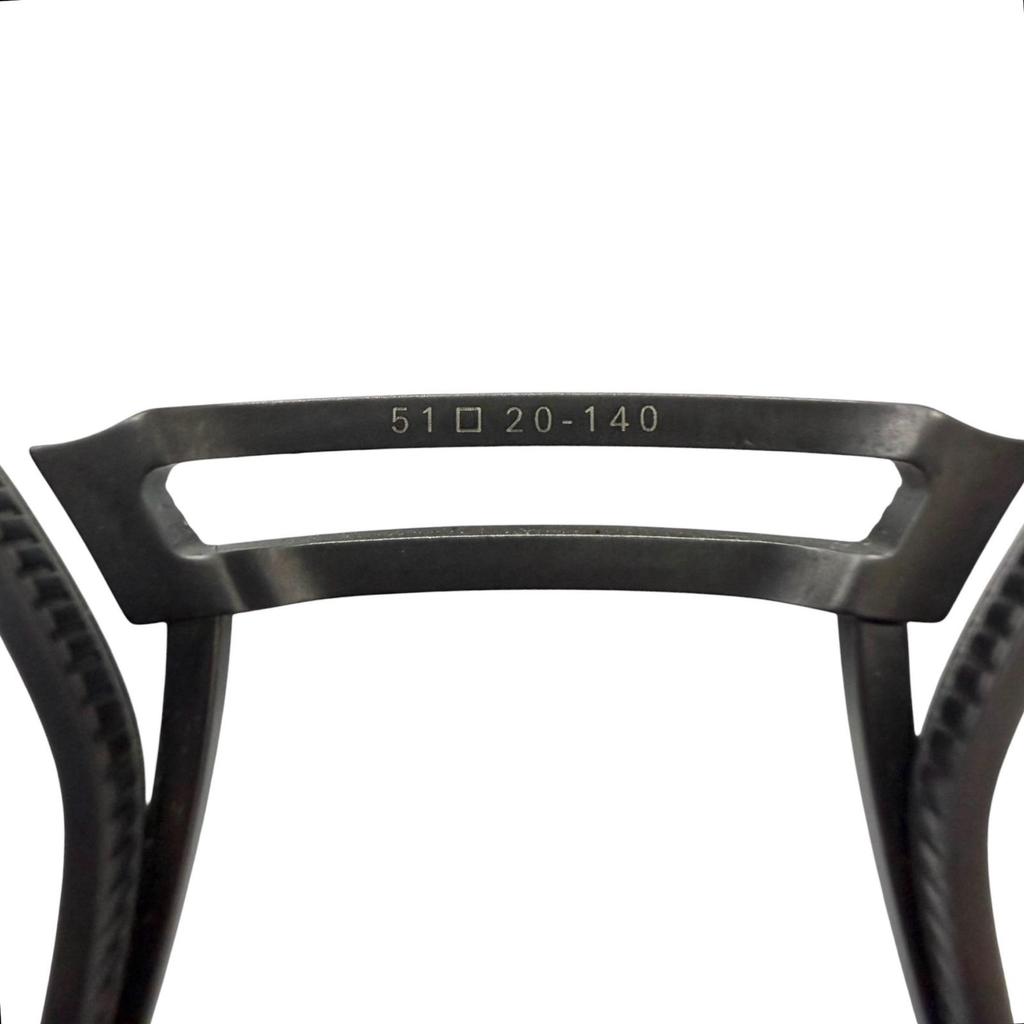 Excellent DITA Glasses LINDSTRUM Square Frame Black Mens DTX125 Used