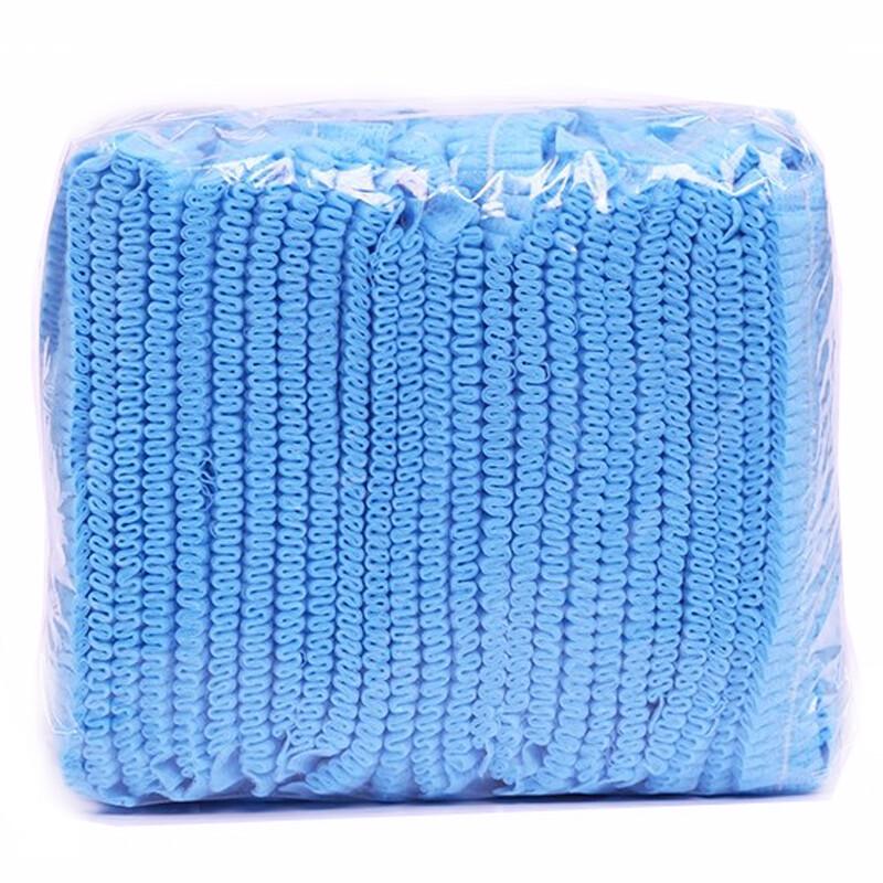 GXM Blue Disposable Non-Woven Head Covers, 100-Pack