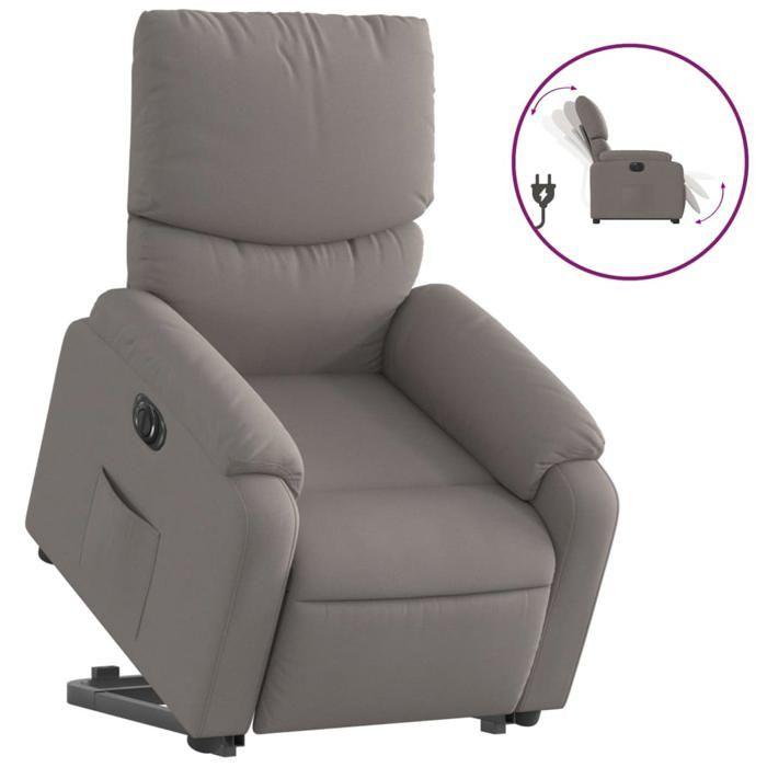 VidaXL Electric Recliner, Relaxation Chair with Adjustable Backrest and Footrest, Living Room Seat 3204856